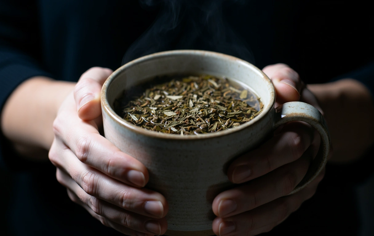 Kräutertee als Teil der Abendroutine
